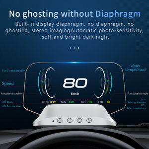 <span class=keywords><strong>C3</strong></span> OBD2 HEAD-up Display HUD gương cập nhật tùy chọn chuyển hướng Đồng hồ tốc độ với tốc độ xe tiêu thụ nhiên liệu đồng hồ chiếu - Product Image 4