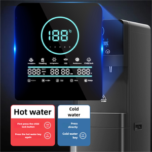 Distributeur d'eau vertical intelligent à chargement par le bas, avec osmose inverse et filtration UF, eau chaude et froide, 2 robinets, pour hôtel - Product Image 3