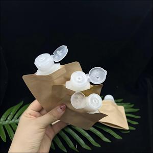 Cosmetic Kraft Paper Spout <b>Pouch</b> – Custom Refillable Stand Up Bag for Lotion & Shampoo - Product Image 4