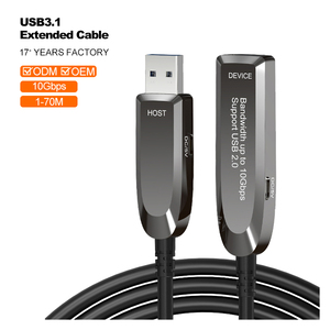 Bán Buôn A130 USB3.1 PVC Kẽm Hợp Kim Vỏ Bên Ngoài Loại C Nhanh Chóng Sạc Cáp Sợi Quang <span class=keywords><strong>Microphone</strong></span> Nam-Để-Nữ Cho Màn Hình - Product Image 1