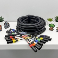 Câble XLR spécial 8 canaux, câble multipaire professionnel multimédia, 8 paires mâle-femelle, 3 broches XLR, rallonge audio équilibrée