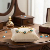 Abalorio de moda de latón auténtico para pulsera