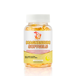 Suplementos Herbales al por Mayor de Fábrica con Vitamina D3 y Vitamina K2 de Grado Alimenticio para Mejorar la Calidad del Sueño, Cápsulas Blandas de Magnesio - Product Image 1