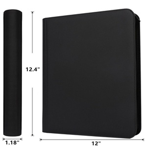 Carpeta de Cartas Coleccionables de PU de Alta Calidad Personalizada a Bajo Precio con 12 Bolsillos para Almacenamiento y Exhibición de Cartas - Product Image 4