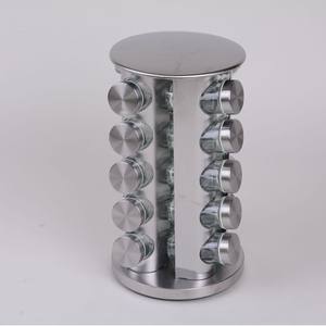 Support de rangement rotatif en métal pour épices, en acier inoxydable SYH1183, pour tiroir de cuisine, étagère à condiments, armoire de rangement - Product Image 2