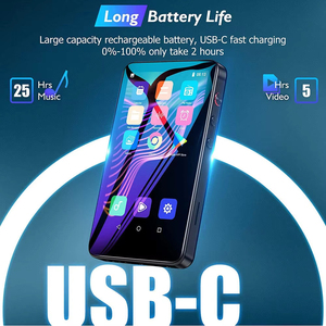 Reproductor Multimedia Portátil Personalizado con Bluetooth 5.0, Compatible con Tarjeta TF, Memoria Expandible, Lector de Libros Electrónicos, Reproductor de Audio Digital, Pantalla Grande, Ideal para Regalo - Product Image 4