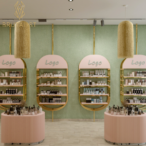 Bán lẻ mỹ phẩm hiển thị đứng nước hoa hiển thị giá kệ gỗ vẻ đẹp cung cấp Cửa hàng đồ nội thất - Product Image 1