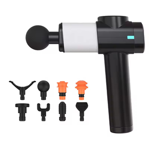 Mini appareil portable avec 8 embouts pour le dos, les épaules, la colonne <span class=keywords><strong>lombaire</strong></span>, la physiothérapie, le soulagement de la douleur, <span class=keywords><strong>pistolet</strong></span> de <span class=keywords><strong>massage</strong></span> sans fil professionnel - Product Image 5