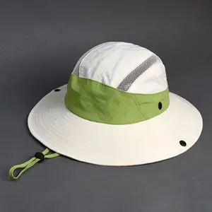 custom Men surf fishing bucket hat outdoor Nylon Waterproof Quick-drying Fabric For Summer Camping Fisherman Hats Bucket Hats