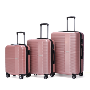 OEM Fábrica Personalizado ABS <span class=keywords><strong>Hard</strong></span> Shell Viajando Bolsas Bagagem Rosa Suitcase Conjuntos - Product Image 1