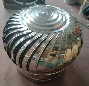 Trọng Lượng Thấp Thép Không Gỉ Gió Driven Turbine Air Roof Quạt Thông Gió Hình Thức Nhà Máy - Product Image 6