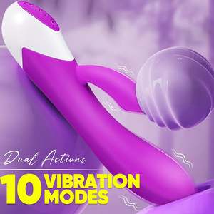 Vibrador de Conejo, Estimulador de Clítoris y Punto G, Motor Dual, Vibrador Femenino Impermeable con Carga USB, Juguete Sexual <span class=keywords><strong>para</strong></span> Mujeres y Parejas - Product Image 5