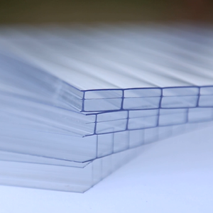 Hoja de <span class=keywords><strong>policarbonato</strong></span> poroso multicapa transparente de <span class=keywords><strong>3mm</strong></span> y 12mm de espesor, materiales de construcción de invernaderos modernos para almacenes de hoteles - Product Image 2