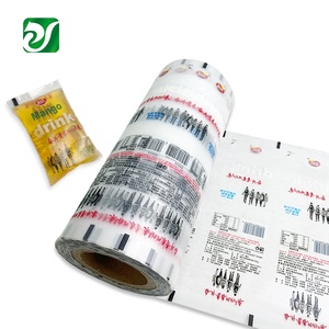 Film <span class=keywords><strong>d</strong></span> emballage pour jus Rouleau de film plastique imprimé transparent pour emballage de sachets liquides - Product Image 1