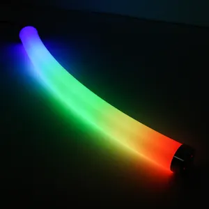 Decorazione luce al Neon 40mm 360 gradi impermeabile fai da te LED Neon Strip light Flex tubo in Silicone