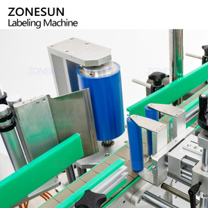 ZONESUN ZS-TB822 Étiqueteuse automatique pour flacons, bocaux en verre, bouteilles de vin et d'eau, machine d'étiquetage double face pour bouteilles rondes - Product Image 3