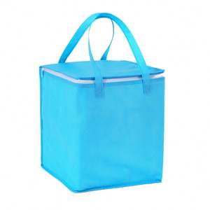 Sac isotherme personnalisé KAISEN en non-tissé, sac isotherme à fermeture éclair pour la livraison de nourriture, sac thermique - Product Image 4