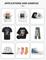 Nieuwste Technologie A2 Size 4060 Dtg Flatbed Printer Logo Afdrukken Machine Voor Textiel Kledingstuk T-shirt Tas Hoed Sok