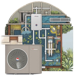 Pompa di Calore Verticale a Inverter R32 per Piscina, Raffreddatore Elettrico Solare per Acqua Calda e Fredda, Dispositivo di Riscaldamento e Raffreddamento - Product Image 1