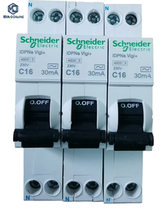 Interruptor Diferencial Residual IDPNA VIGI+ de 16A 30mA, Dispositivo de Protección Contra Fugas, Interruptor Automático Miniatura de Sobrecarga - Product Image 1