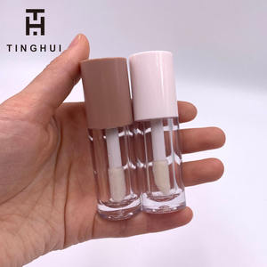 Tubes vides transparents couleur macaron pour brillant à lèvres avec applicateur, 5ml 10ml, tubes de distribution pour gloss, emballage cosmétique liquide pour maquillage - Product Image 5