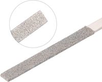 1 Pièce Aiguilles Diamantées Plates 3mm X 140mm 150 Grain pour Métal Verre Bois Pierre Meulage Polissage Gravure