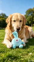 Jouet interactif sonore en peluche pour animaux de compagnie - Jouet d'entraînement à la mastication et à la dentition pour chats et chiens
