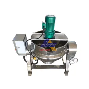 Good quality steam boiling pans ,gas jacketed jam cooking pot mixer ,steam jacketed cooking kettle