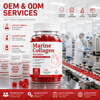 Gummies de collagène marin avec biotine et vitamines pour la santé des cheveux, de la peau, des ongles et des articulations – Marque privée, vente en gros, OEM, ODM