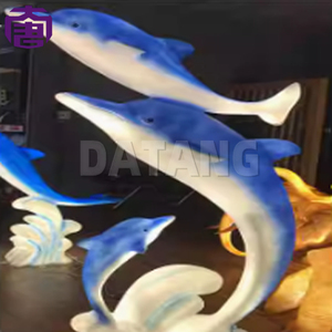 Luz Decorativa con Forma de Delfín, IP65, para Uso en Interiores y Exteriores, Crea una Atmósfera Marina Divertida, para Fuentes de Parque, Caminos junto al Lago, con Luz LED Duradera - Product Image 4