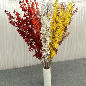Flores Artificiales Queyiyi, Forsythia en Forma de Cruz de 107 cm, Decoraciones Florales para Techos de Bodas, Escaparates y Fondos de Tiendas - Product Image 2