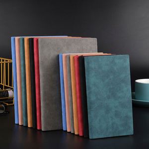 Custom Print Silk Screen Printed High Quality Hard Cover Planning Pocket <b>Dotted</b> Gift Set A5 Pu <b>Glue</b> Binding Notebook Custom Logo - Product Image 1