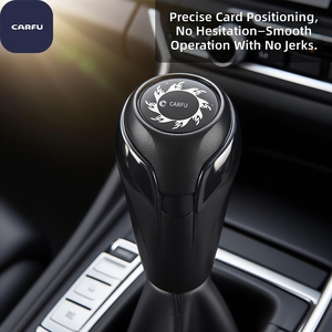 CARFU AC-280 Comfortable Resistant Lightweight Shift <b>Knob</b> ABS Car <b>Gear</b> Head Manual Automatic Universal Interior - Product Image 2