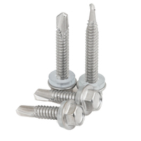 Vis autoperceuses en acier inoxydable pour toiture métallique hexagonale en gros pour bois 2-12 mm