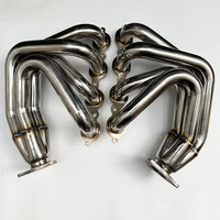 Collecteur d'échappement en acier inoxydable à tube long pour Chevrolet Corvette C8 62L 2020 Haute performance Finition polie