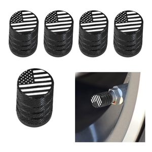 Capuchons de valve drapeau américain en acier inoxydable, couvre-poussière pour pneus de voiture sans chambre à air, pour berlines et SUV - Product Image 4