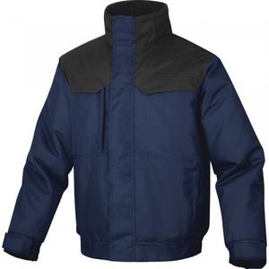 DELTA PLUS - NORT3MNGT Chaqueta recubierta de poliuretano Oxford poliéster Mach cálida acolchada Azul Marino-negro CHAQUETAS DE TRABAJO - Product Image 1