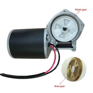 Motor de engranaje Reversible eléctrico de CC de alto par para máquinas de bolas de Pádel de baloncesto de Bádminton - Product Image 3