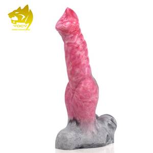 YOCY Raw Meat Color Riesiger Tierhund knoten <span class=keywords><strong>dildo</strong></span> für Frauen Männer mit Saugnapf Big Knotted - Product Image 1