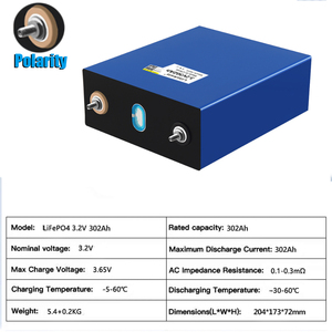 Batería de 3.2v 302ah, 12v 310ah, 24v 48v para Banco de Energía Solar DIY, Batería de Repuesto Recargable para Camping con Barra - Product Image 6
