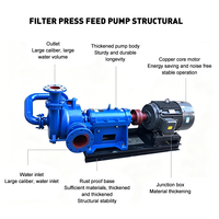 Zentrifugal-Filterpressen-Zuführpumpe Hochdruck-Schlammzuführpumpe für Bergbau-Abwasserfilterpressen Trockenstapel-Entladung