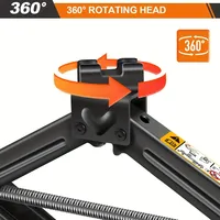 Crics à ciseaux pour camping-car, crics pour camping-car, stabilisateur de remorque, crics à ciseaux de nivellement avec poignée 24 "5000lbs