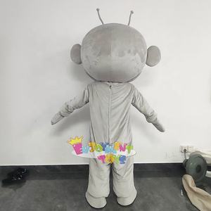Costume de personnage de dessin animé de mascotte extraterrestre gris sur le thème de la science-fiction - Product Image 3