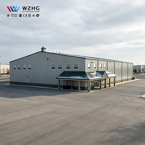 Entrepôt en structure acier sur mesure avec système de charpente préfabriquée à grande portée - Product Image 1