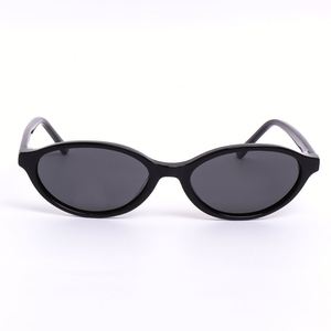 Lunettes de soleil polarisées ovales vintage personnalisées avec logo 2025, verres TAC, protection UV400, monture en acétate, petite monture, pour hommes et femmes - Product Image 4