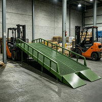 Rampe de chargement pour chariot élévateur de 10 tonnes, plateforme de chargement, pont pour déchargement de conteneurs, manutention de palettes pour fermes, état neuf ou d'occasion