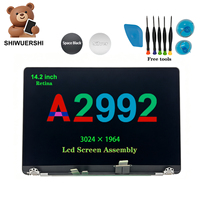 Layar LCD Mini Original Baru A+ 16.2 Inci 3024x1964 Full Display Assembly untuk Penggantian Layar Macbook Pro M3 Retina A2992