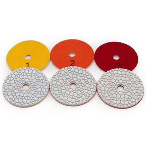 Tampons <span class=keywords><strong>de</strong></span> polissage diamantés en 3 étapes <span class=keywords><strong>de</strong></span> 4 pouces pour la restauration <span class=keywords><strong>de</strong></span> pierres - Vente en gros - Product Image 2