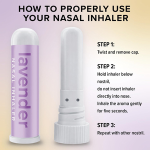 Inalatore Nasale a Doppio Foro con Essenza Naturale di Lavanda e Menta, Etichetta Privata, <span class=keywords><strong>per</strong></span> Sonno Dolce, Energia Rinfrescante e Relax - Product Image 5