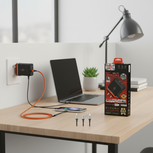 Caricabatterie USB ricarica rapida QC2.0 SCP funzioni 0.5A ingresso 5 v3a uscita 20V per alimentazione efficiente plastica metallo costruzione - Product Image 3